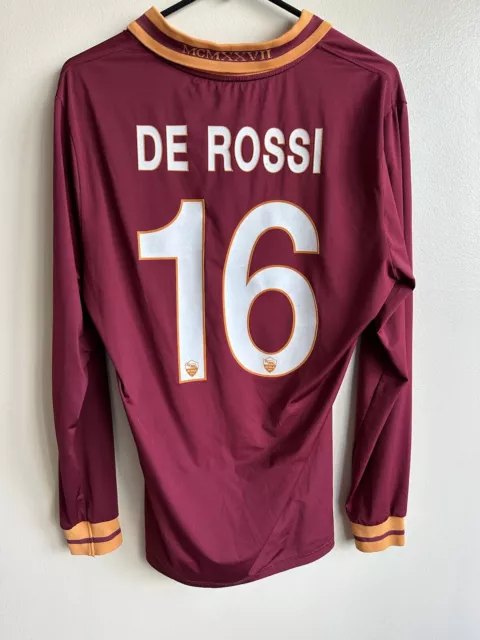 Daniele De Rossi AS Roma 2013-14 Jersey Kit Maglia Size M