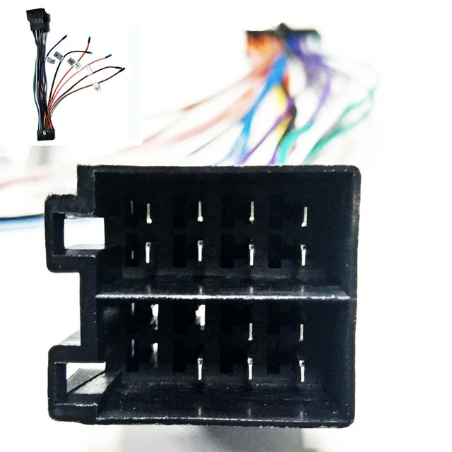 ISO WIRING HARNESS Connector Adaptor Cable Car Stereo Radio Player Loom