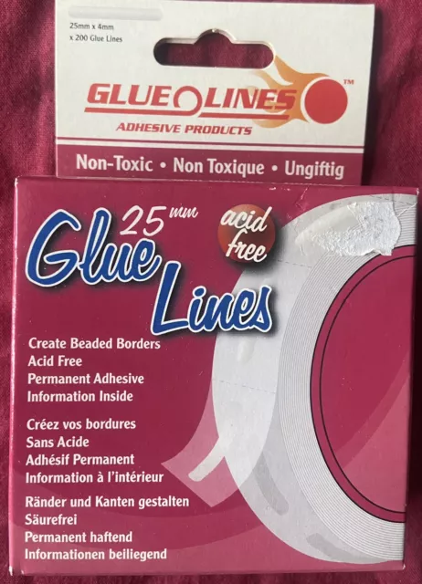 Permanente Klebstofflinien 25 Mm Säurefrei