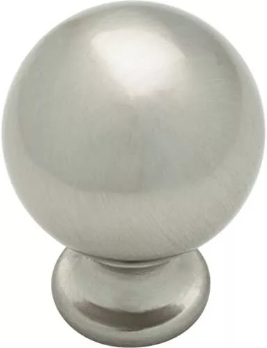 Nickel Knob Kitchen Cabinet Hardware Rockefeller PN0239V