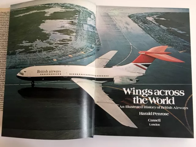 British Airways Illustrated Vintage History Book Boac Bea Imperial Airways Ba