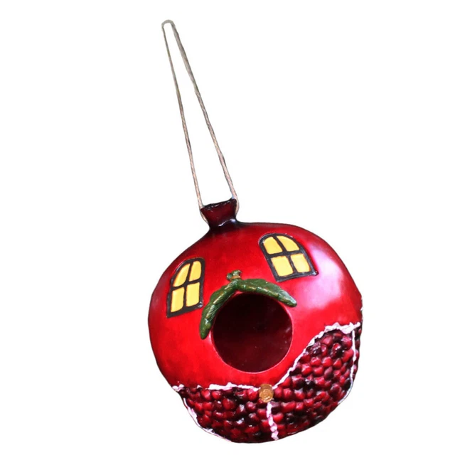 Bird Nesting Box Pomegranate Bird House Bird Outdoor Decor Decorate