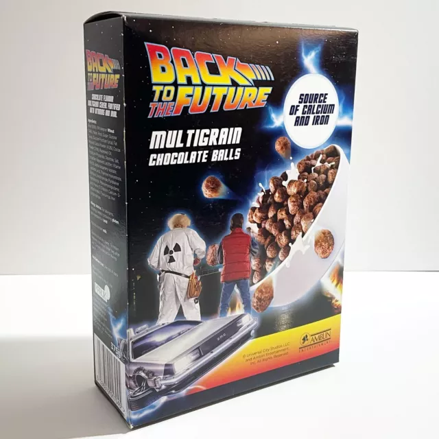 BACK TO THE FUTURE Officially Licensed UK Cereal Universal Studios Sealed/NEW