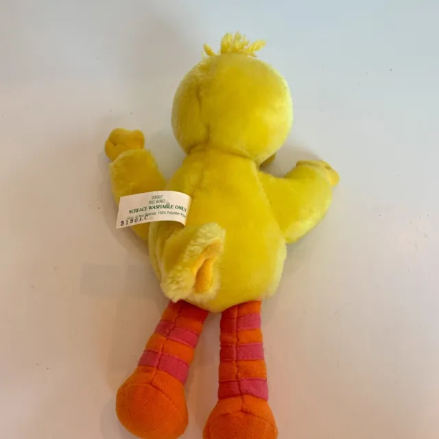 Mattel Fisher-Price Plush Sesame Street Big Bird 9" Muppets Yellow 2000 Vintage 5