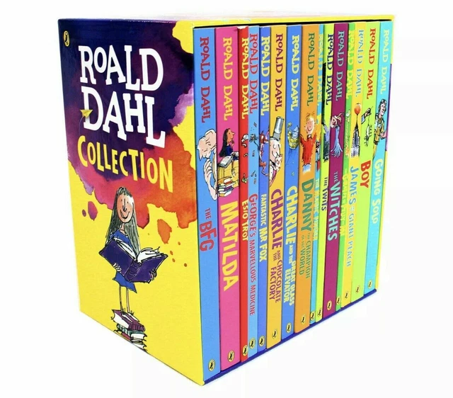 ROALD DAHL COLLECTION 15-Book Box Set Classic Fantastic Stories ...