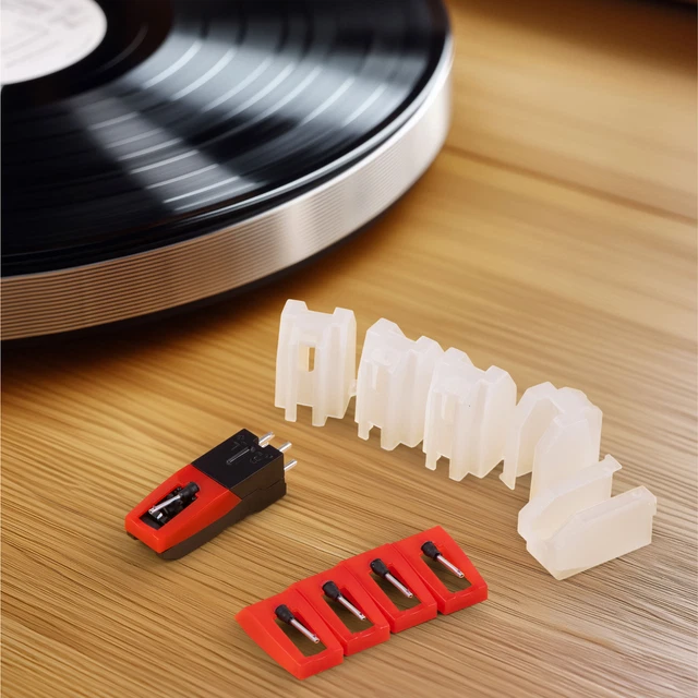 Set 3 Puntine Per Giradischi - Aghi Di Ricambio Universali, Per Vinile E Fonografi - Foto 9