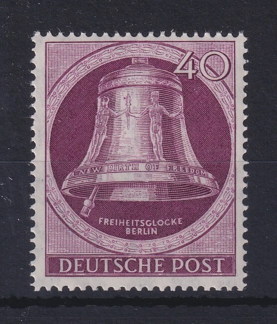Berlin 1951 Glocke links 40-Pfennig-Höchstwert Mi.-Nr. 79 **