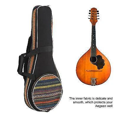 Portable Ethnic Mandolin Bag | Adjustable Instrument Accessory -