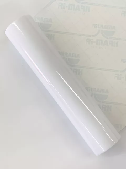 BUY 1 GET 1 FREE White Gloss Sticky Back Self Adhesive Vinyl Film Roll Sheet