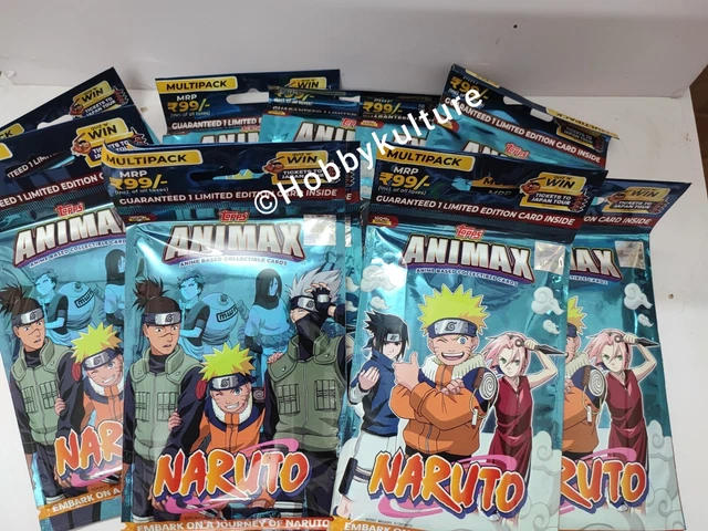 CARTES À COLLECTIONNER Topps Animax Naruto 2024 TCG Multipack, 20