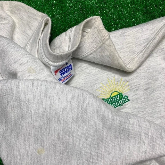 Sunny Delight Sweatshirt Vintage 1990s Embroidered USA Made JERZEES Size XL