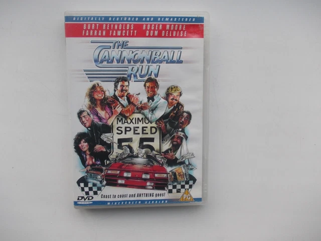 THE CANNONBALL RUN (DVD) Burt Reynolds,Farrah Fawcett,Roger Moore