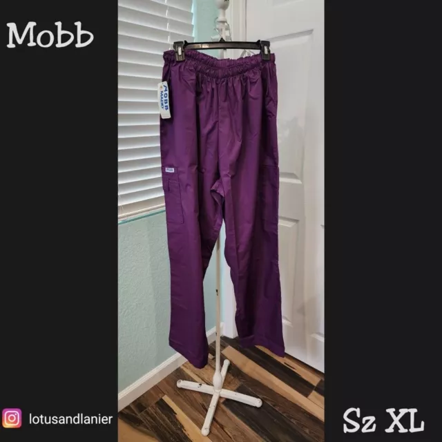 Mobb Cargo Purple Scrubs Sz XL NWT