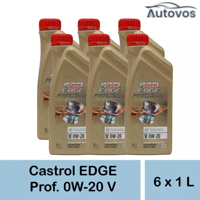 Castrol Motoröl 0W20 Edge Professional Titanium FST EC 0W-20 / 8x1 Liter