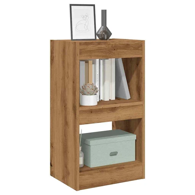 Libreria/Divisorio VidaXL In Rovere Artigianale – 40x30x198 Cm, Mobile Porta Libri E Separé Per Ambienti - 5