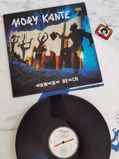 MORY KANTE - Akwaba Beach GER press 1987 vinile 33 giri vinyl Lp