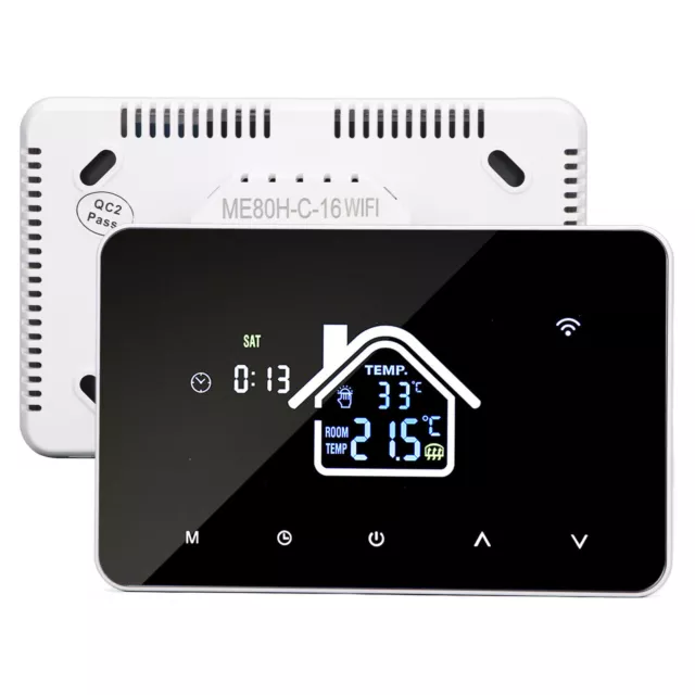 4.3inch Touch Scree 16A Touch Screen Thermostat 7 Day Schedule for Floor Heating