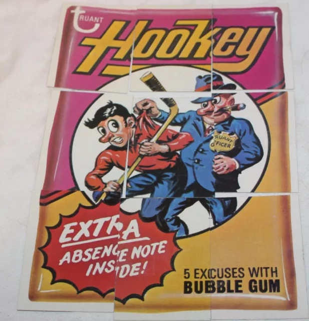 VTG 1974 Wacky Packages 9th Series Complete Puzzle Hookey TOPPS 2