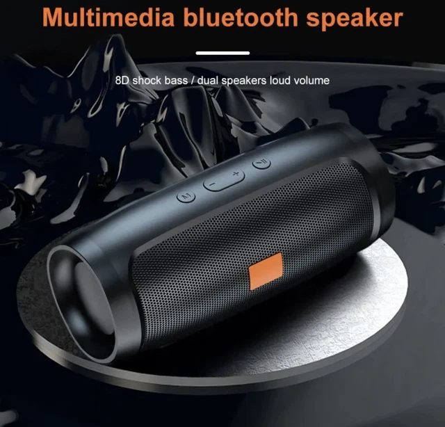 Cassa Altoparlante Bluetooth Portatile, Mini Creativo Speaker Metallo