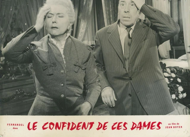 Fernandel Denise Grey  Le Confident De Ces Dames 1959 Photo Original #15