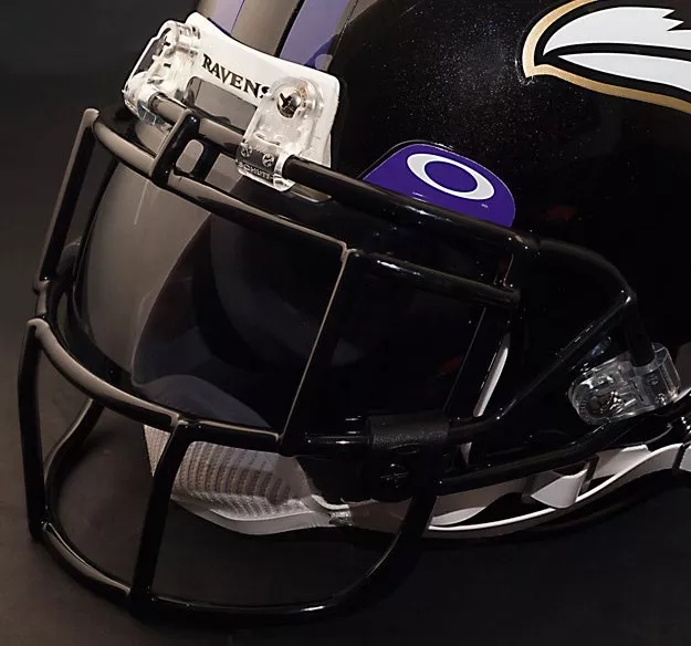 BALTIMORE RAVENS NFL Schutt EGOP Football Helmet Facemask/Faceguard (BLACK)