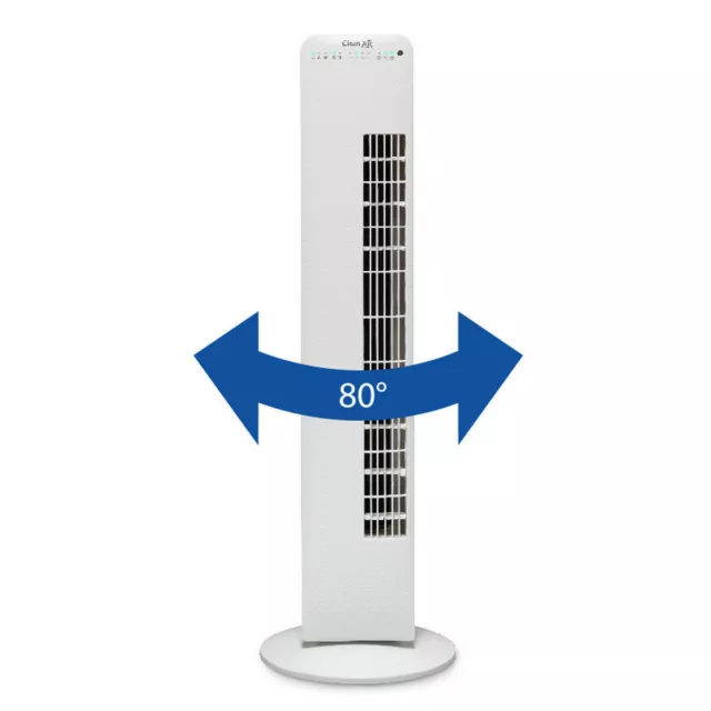 Ventilateur de plancher de luxe avec ioniseur Clean Air Optima CA-405 2