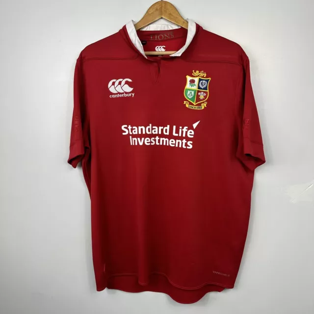British and Irish Lions Rugby Union Shirt, Canterbury, Size Mens XXL 2XL