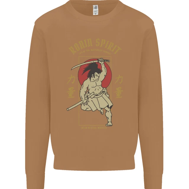 Ronin Spirit Samurai Giappone Felpa Uomo Giapponese Maglione 8