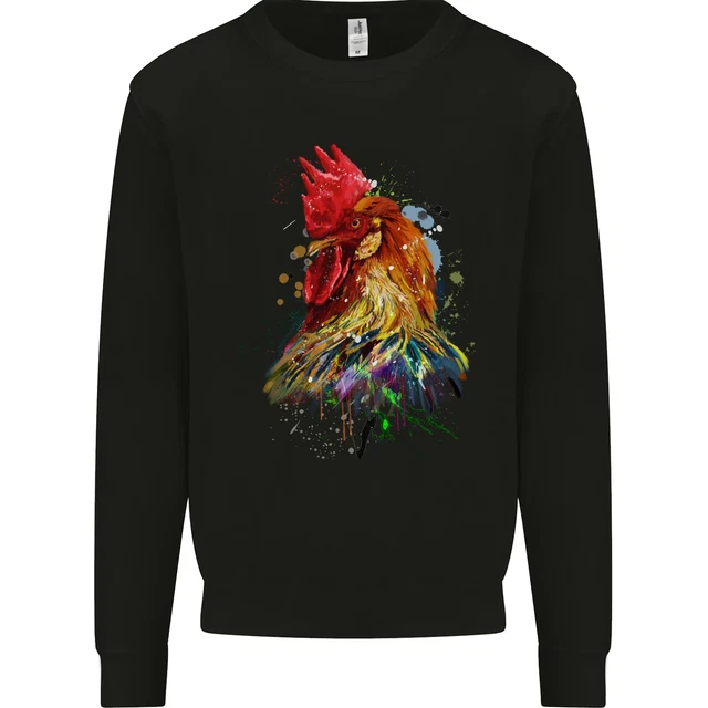 A Chicken Watercolour Mens Sweatshirt Jumper