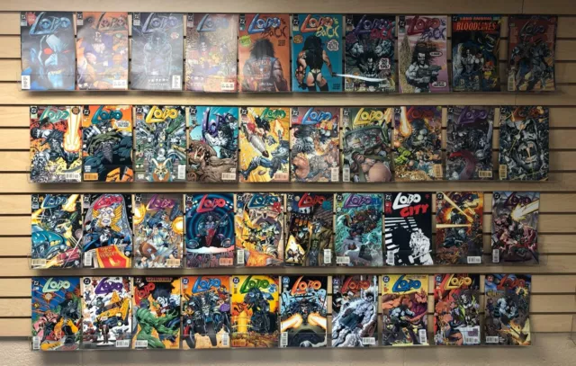 40 issues of LOBO #1 and up DC comic books from 1990 in NM......ONLY $19.95!