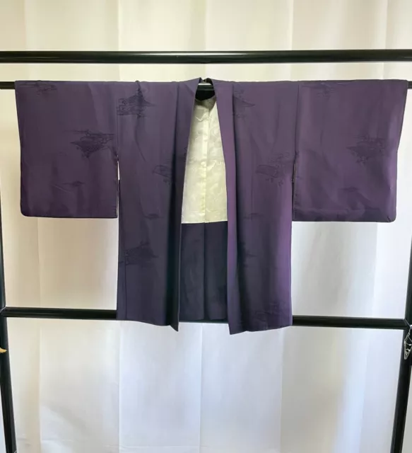 Vintage Japanese Haori Jacket - Antique Haori Silk Kimono Jacket