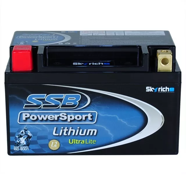 SSB LFP14H-BS (YTX14-BS)12V 240CCA UltraLite Lithium Prismatic Cell Motorcycle