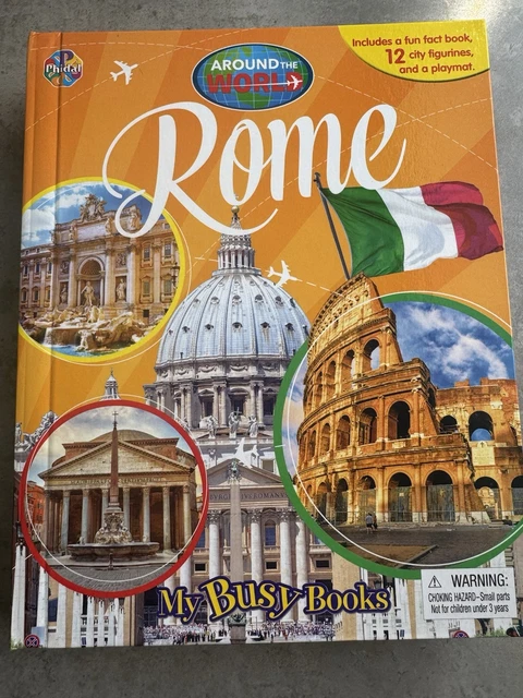 Click Around ROME - AROUND the World My Busy Book, Phidal Publishing £5.43 - PicClick UK