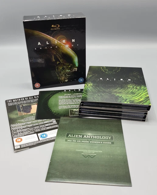 ALIEN ANTHOLOGY LIMITED Pressing Blu Ray Gate Fold Boxset Scott Cameron ...