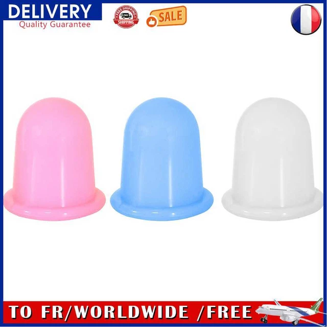Silicone Cupping Therapy Kit Anti Cellulite Vacuum Cup Transparent for Body Care