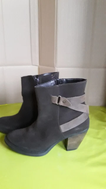 Bottines Femme " Gösh" En Daim Marron Pointure 37