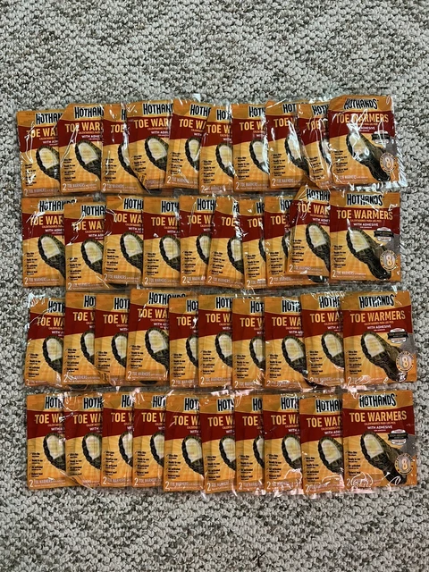 80 HOT HANDS Toe Foot Warmers 8 Hour With Adhesive 40 Pairs Exp 01/26 ...