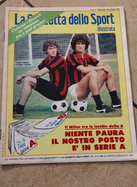 TIMBRE AC MILAN De Record Francolli D'Orati N°40 Laursen EUR 9,30