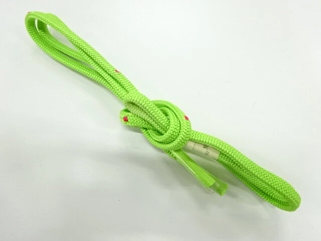 6141124: Japanese Kimono / Vintage Unused Hand-Tied Obijime Cord