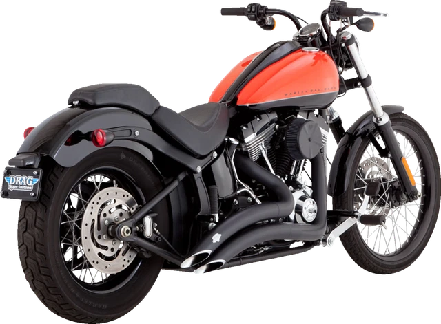 Vance & Hines 2-into-2 Big Radius Exhaust System Matte Black 46079