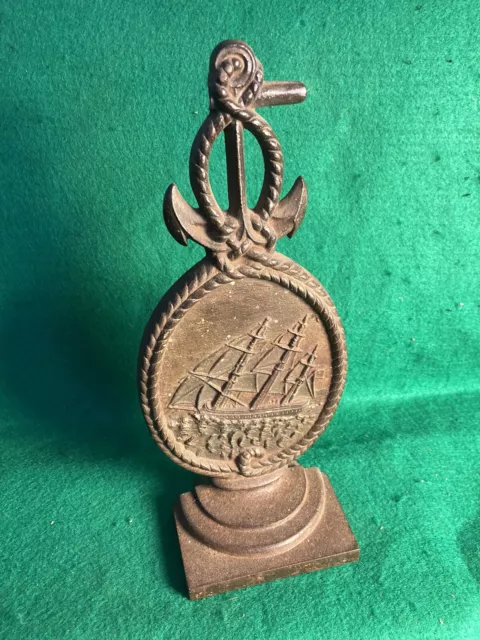 Antique Bradley & Hubbard Cast Iron Nautical Door Stop