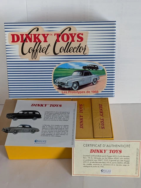 Coffret Collector Dinky Toys Prototypes 1960 Panhard + Floride, échelle 1:43, Atlas