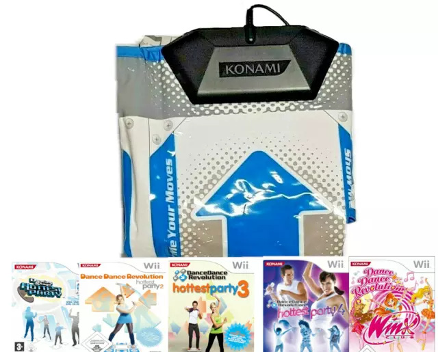 Nintendo Wii Tanzmatte / Dancing Revolution / Hottest Party 1-2-3- 4/ Auswahl