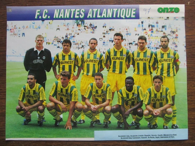 poster / page football équipe paris saint germain 2005/06