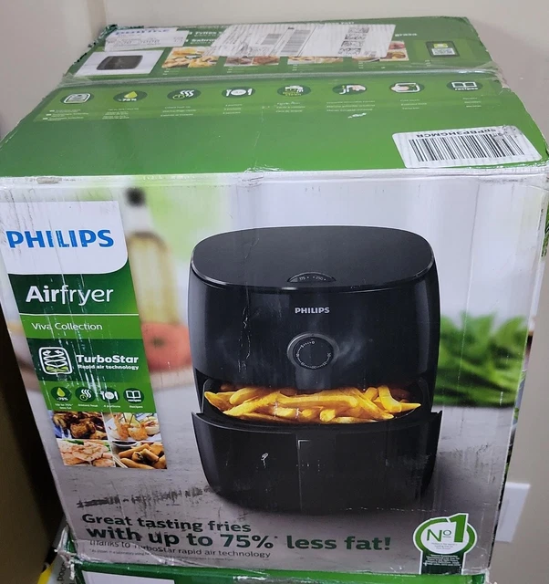 PHILIPS VIVA COLLECTION TurboStar Airfryer, Black HD9621/96 £75.77
