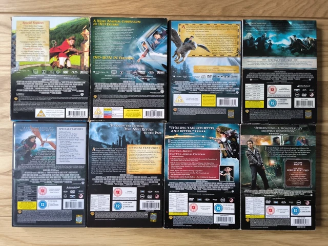 HARRY POTTER DVD Bundle x8 £11.07 - PicClick UK