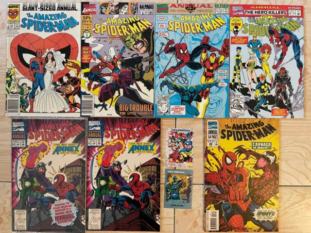Amazing Spider-man Annuals 21, 24-28 (Marvel Comics 1987-1994) (VF/NM)