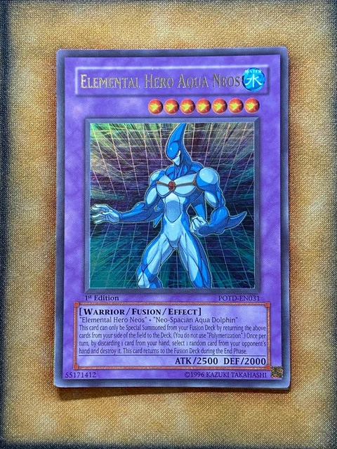 Yugioh Masked Hero Yu-Gi-Oh! Elemental HERO Neos Ultra Rare Card -  DUPO-EN102 Limited Edition Hero Neos Collectible