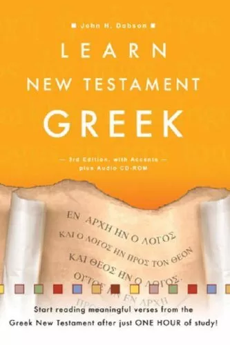 Learn New Testament Greek, with Audio CD-Rom-John H. Dobson