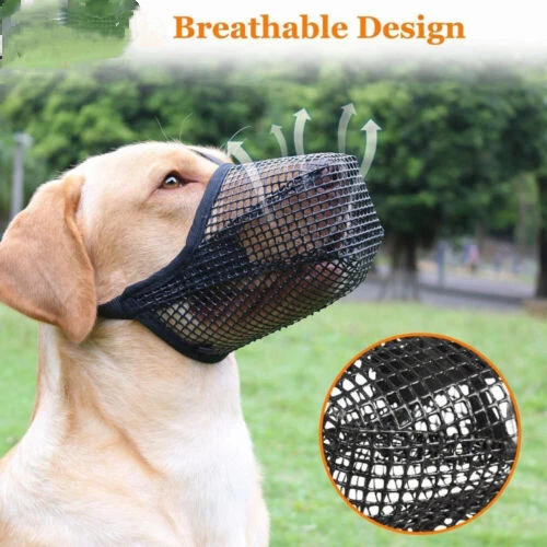 Bevibile Muso Animale Muso Cane Antilecca Anti-Morso Masticazione Lecca Traspirante